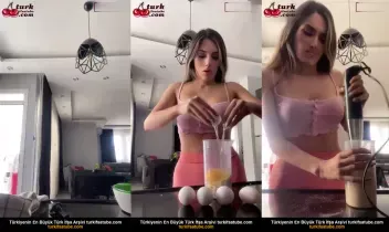 Kardelen Toprak Yemek Hazırlarken Haber Yayınladı