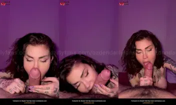 Oral Seks Boşalmasıyla Tuttuğu Tüm Spermleri Tükürüyor
