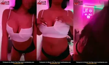 Türk Abla Nefesli Yayında Olgun Meme Dekolte Çiçeği